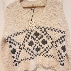 Hippie Rose Chenille Sweater